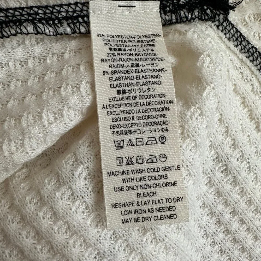 Free People Leopard Sleeves Thermal Top